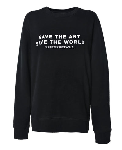 MAXI FELPA SAVE THE ART - Non Posso, Ho Danza.