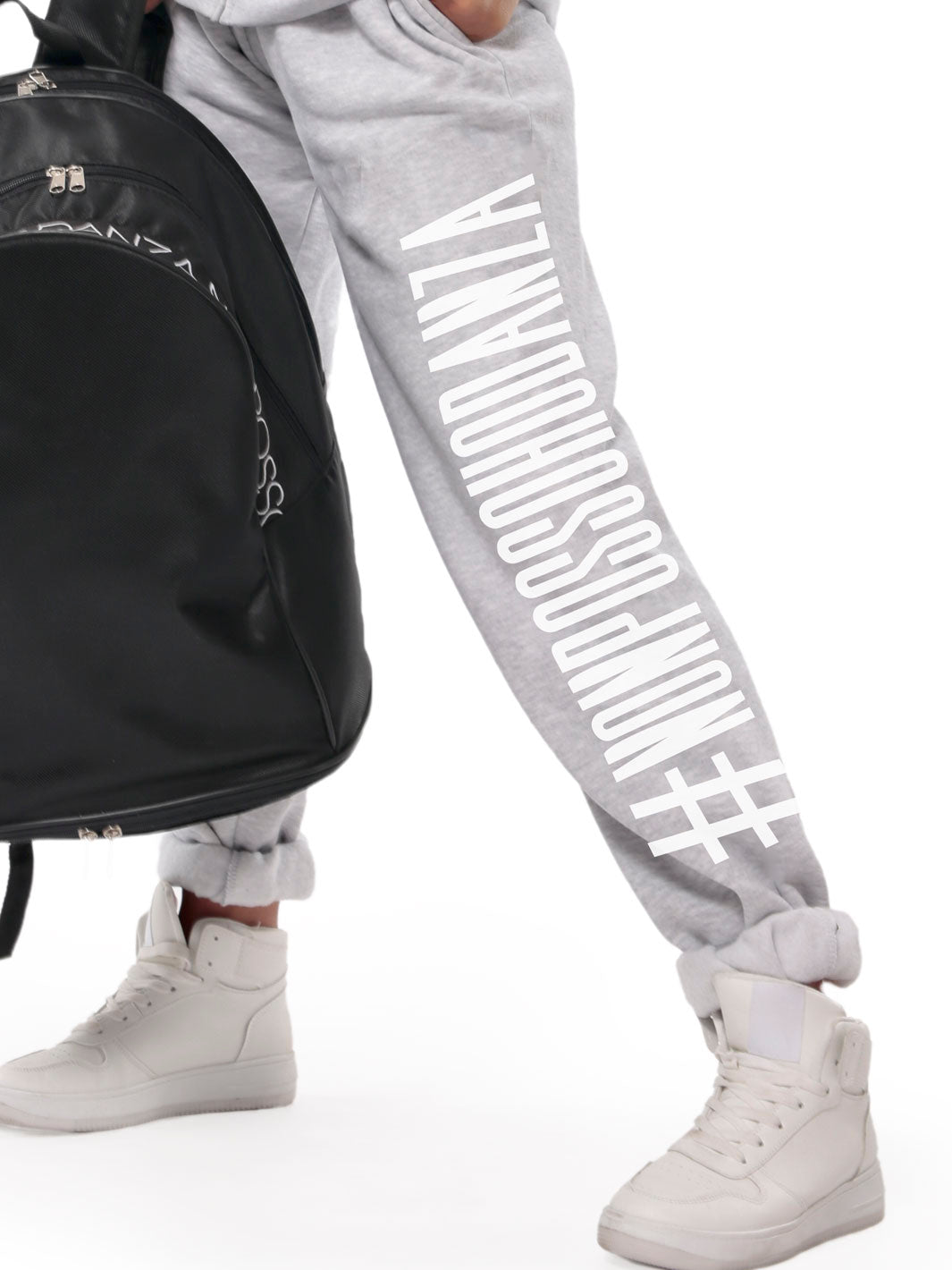 PANTALONE ALVIN HASTAG GRIGIO MELANGE Non Posso, Ho