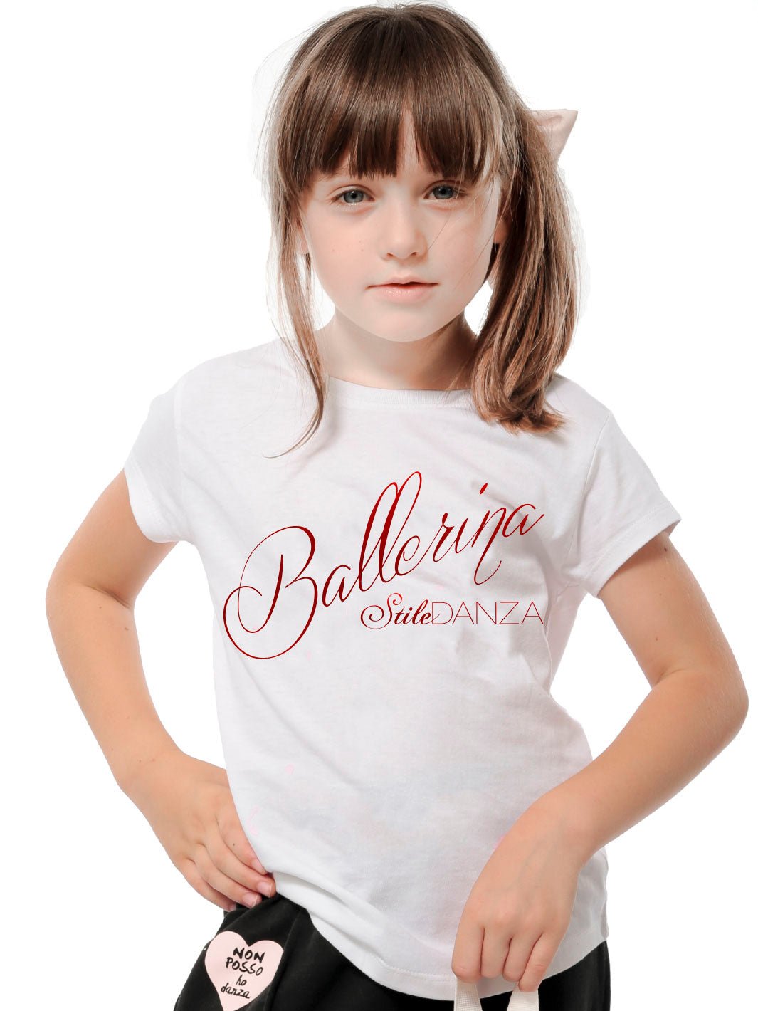 T-shirt BALLERINA STILE DANZA - Non Posso, Ho Danza.