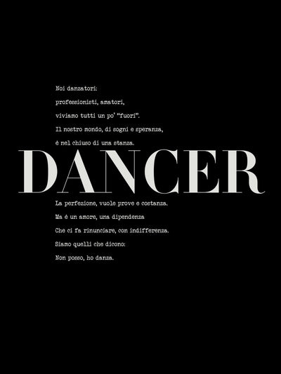T-SHIRT DANCER - Non Posso, Ho Danza.