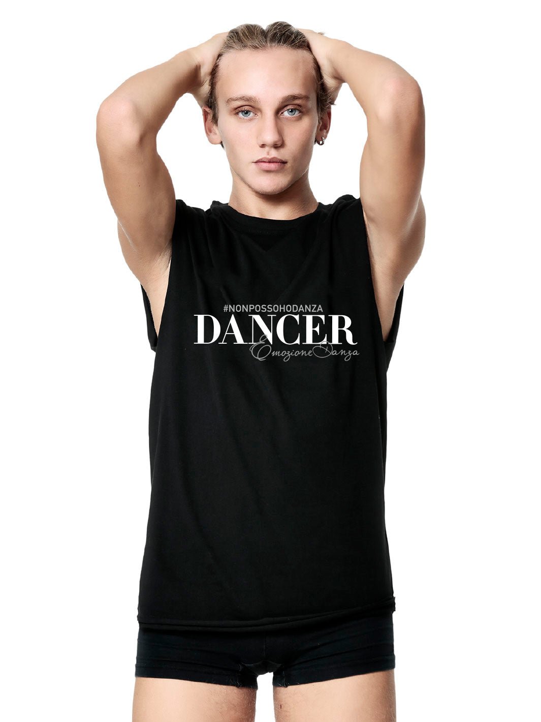 T-SHIRT SLEEVELESS DANCER • EMOZIONE DANZA • - Non Posso, Ho Danza.