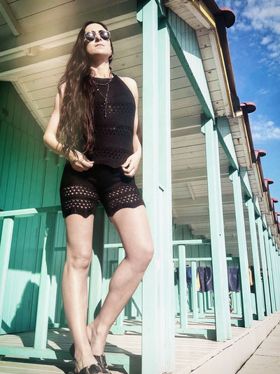 TOP CROCHET BLACK - Non Posso, Ho Danza.